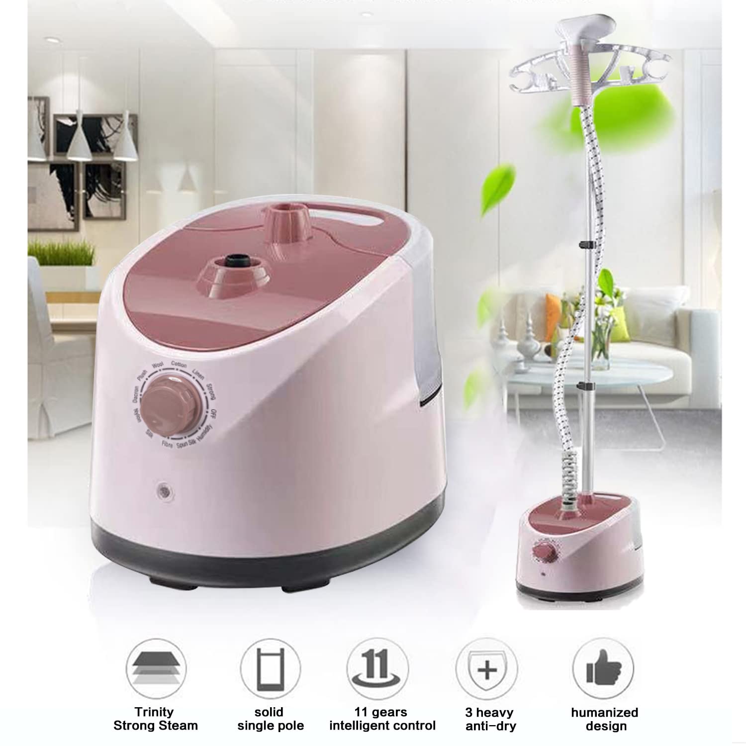 TDOO Garment Steamer 2000W With Height Adjustable Ironing Board, 40 Second Heating Time, Heat Insulated Steam Hose تي دو مكواة بخار للملابس بقدرة 2000 واط مع لوح كي بارتفاع قابل للتعديل، وقت تسخين 40 ثانية، خرطوم بخار عازل للحرارة TDOO Garment Steamer 2000W With Height Adjustable Ironing Board, 40 Second Heating Time, Heat Insulated Steam Hose تي دو مكواة بخار للملابس بقدرة 2000 واط مع لوح كي بارتفاع قابل للتعديل، وقت تسخين 40 ثانية، خرطوم بخار عازل للحرارة